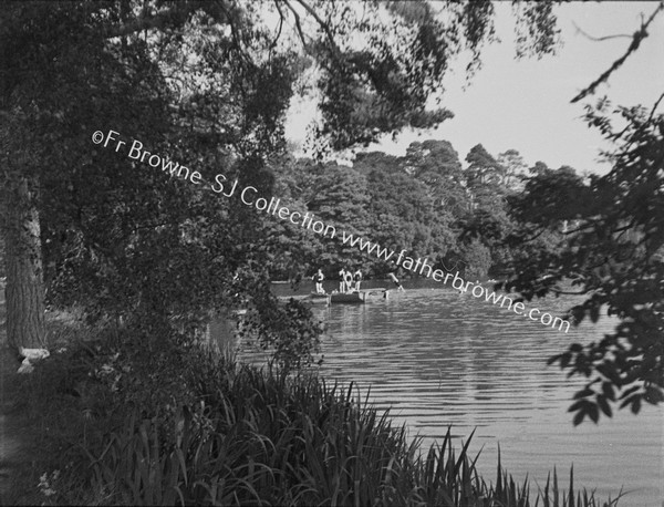 NOVICES SWIMMING ON LAKE